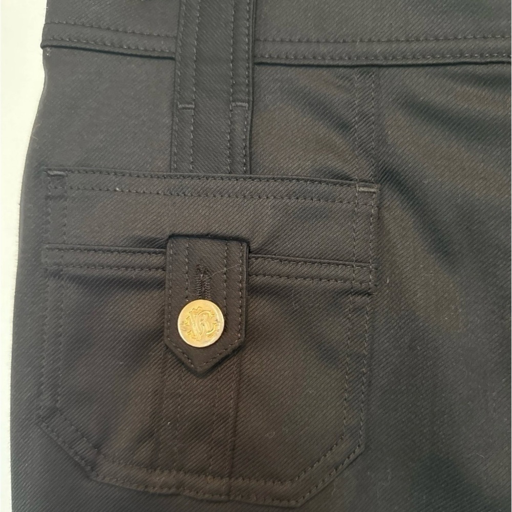 Roberto Cavalli Elegant Black Flare Trousers - Picture 6 of 8